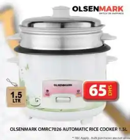 Grand Hyper Market OLSENMARK Rice Cooker offer