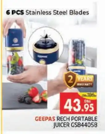 Pasons GEEPAS Juicer offer