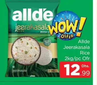 Al Madina ALLDE Jeerakasala Rice offer