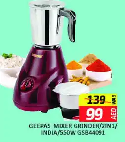 Mango Hypermarket LLC GEEPAS Mixer / Grinder offer