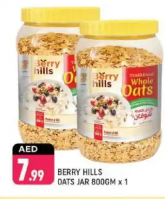 Shaklan BERRY HILLS Oats offer