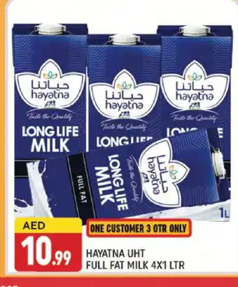 Al Madina HAYATNA Long Life / UHT Milk offer