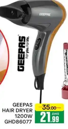 Al Madina GEEPAS Hair Appliances offer