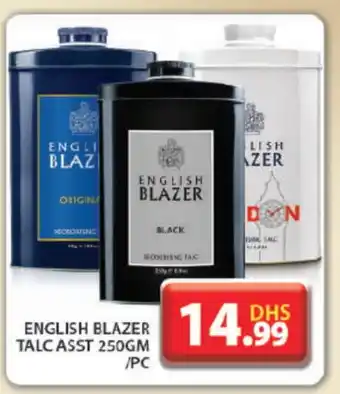 Grand Hyper Market ENGLISH BLAZER Talcum Powder offer