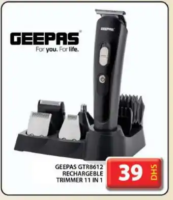 Grand Hyper Market GEEPAS Remover / Trimmer / Shaver offer