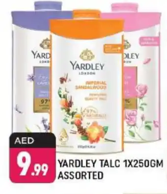 Shaklan YARDLEY Talcum Powder offer