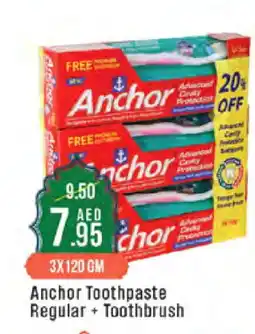 West Zone Supermarket ANCHOR Toothpaste offer