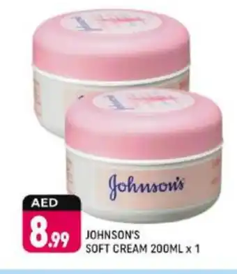 Shaklan JOHNSONS Face cream offer