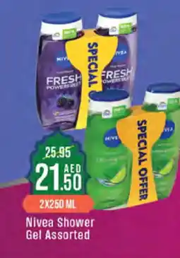 West Zone Supermarket Nivea Shower Gel offer