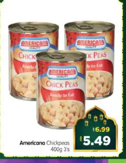 Al Madina Hypermarket AMERICANA Chick Peas offer