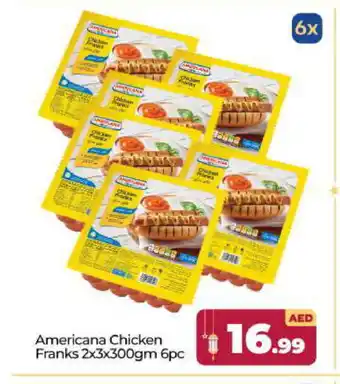 Bigmart AMERICANA Chicken Franks offer