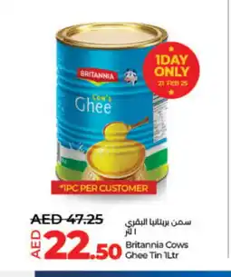 Lulu Hypermarket BRITANNIA Ghee offer