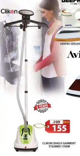 Grand Hyper Market CLIKON Garment Steamer offer