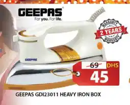 Grand Hyper Market GEEPAS Ironbox offer