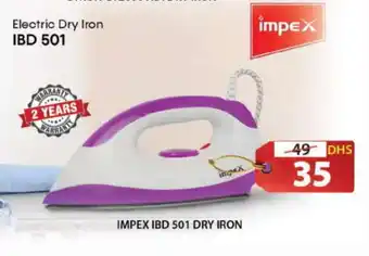 Grand Hyper Market IMPEX Ironbox offer