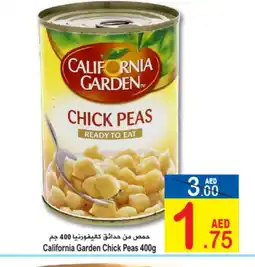 Sun and Sand Hypermarket CALIFORNIA GARDEN Chick Peas offer