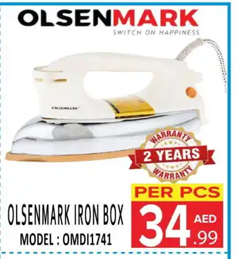 Day Star Department Store OLSENMARK Ironbox offer