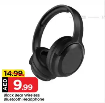 Mark & Save Black Bear Wireless Bluetooth Headphone offer