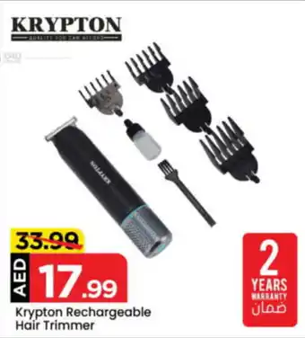 Mark & Save Krypton Rechargeable Hair Trimmer offer