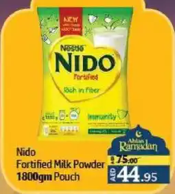 Al Hoot Nido Fortified Milk Powder Pouch offer