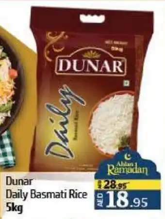 Al Hoot Dunar Daily Basmati Rice offer