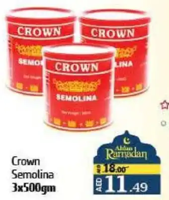 Al Hoot Crown Semolina offer