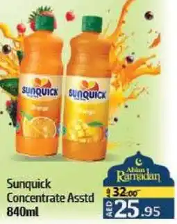 Al Hoot Sunquick Concentrate Asstd offer