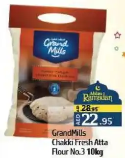 Al Hoot Grand Mills Chakki Fresh Atta Flour No.3 offer