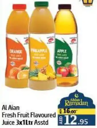 Al Hoot Al Aian Fresh Fruit Flavoured Juice Asstd offer