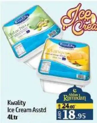 Al Hoot Kwality Ice Cream Asstd offer