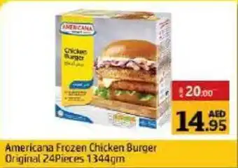 Al Hoot Americana Frozen Chicken Burger Original offer