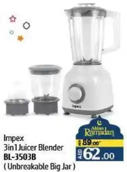 Al Hoot Impex 3-in-1 Juicer Blender BL-3503B offer