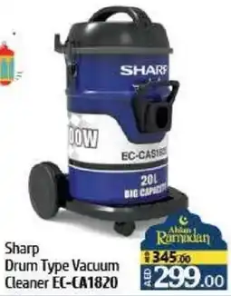 Al Hoot Sharp Drum Type Vacuum Cleaner EC-CA1820 offer