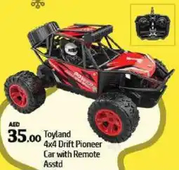 Al Hoot Toyland 4 x 4 Drift Pioneer Car with Remote Asstd offer