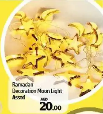 Al Hoot Ramadan Decoration Moon Light Asstd offer