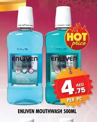 Night to Night Hypermarket ENLIVEN Mouthwash offer