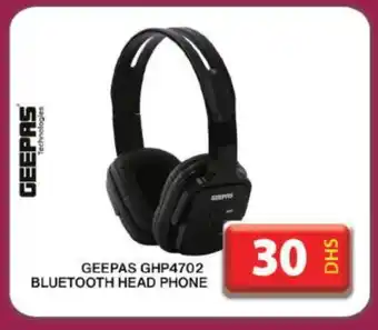 Grand Hyper Market GEEPAS Earphone offer