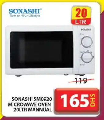 Grand Hyper Market SONASHI Microwave Oven offer