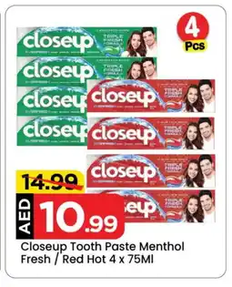 Mark & Save CLOSE UP Toothpaste offer