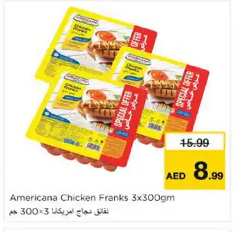 Nesto AMERICANA Chicken Franks offer