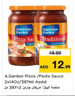 Nesto AMERICAN GARDEN Pizza & Pasta Sauce offer