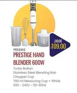 Géant PR54945 prestige hand blender 600W offer