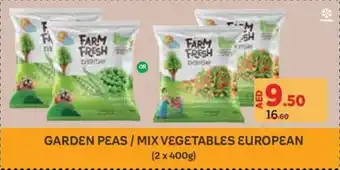 Géant Garden peas  mix vegetables european offer