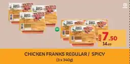 Géant Chicken franks regular spicy offer