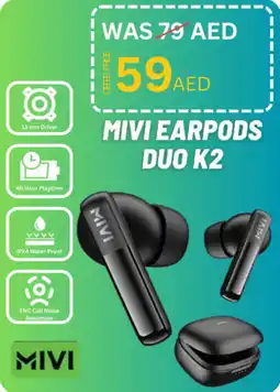 Nesto Mivi earpods duo K2 offer