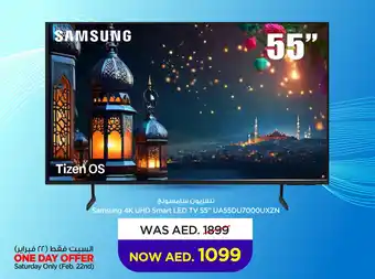 Nesto Samsung 4K UHD Smart LED TV UA55DU7000UXZN offer