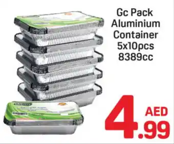 Day To Day Gc Pack Aluminium Container 8389cc offer