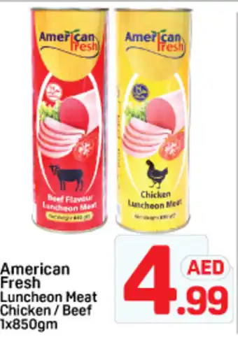 Day To Day American fresh luncheon meat chicken  beef offer