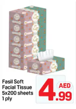 Day To Day Fasil soft facial tissue offer