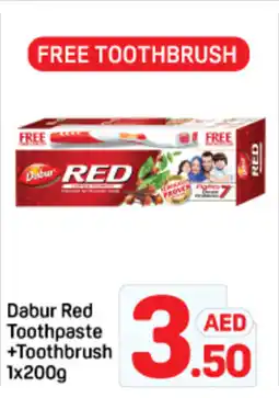 Day To Day Dabur red toothpaste +toothbrush offer